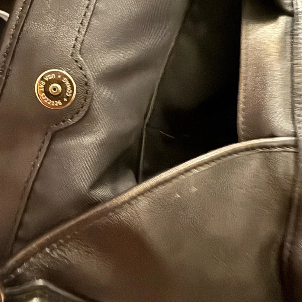 LIKE NEW Coach Edie Signature Leather & Canvas Shoulder Bag - FLAWLESS - Picture 11 of 13